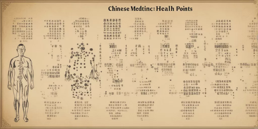 точки здоровья китайской медицины